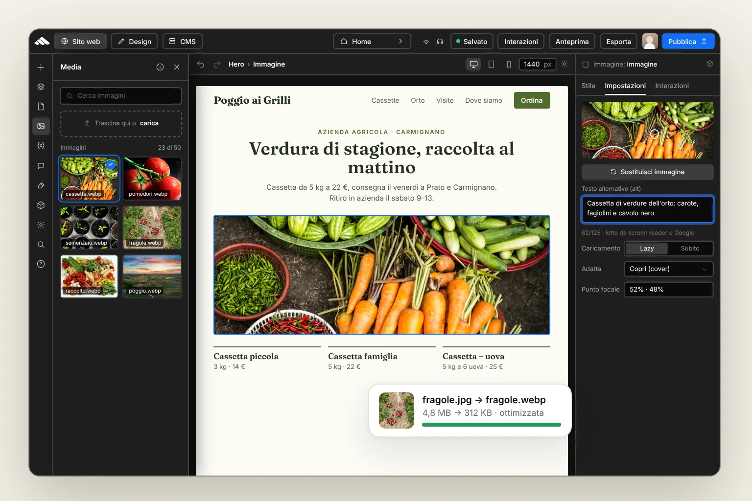 Media e contenuti