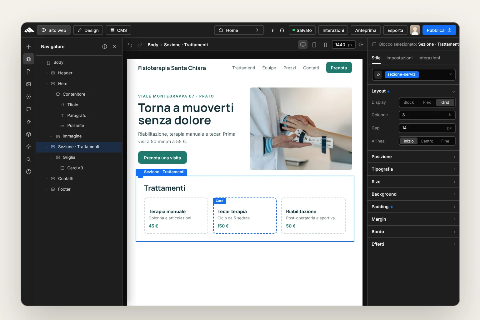 Pagine e layout